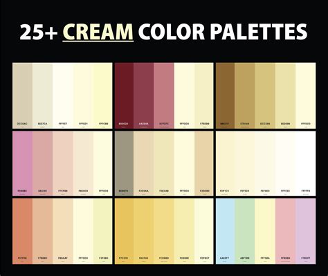 cream color palette